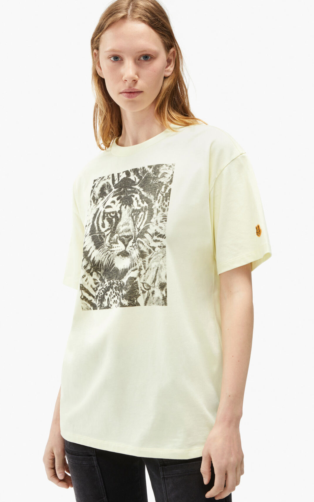 Camisetas Kenzo Wildtigers oversized Mujer Beige - SKU.1130947